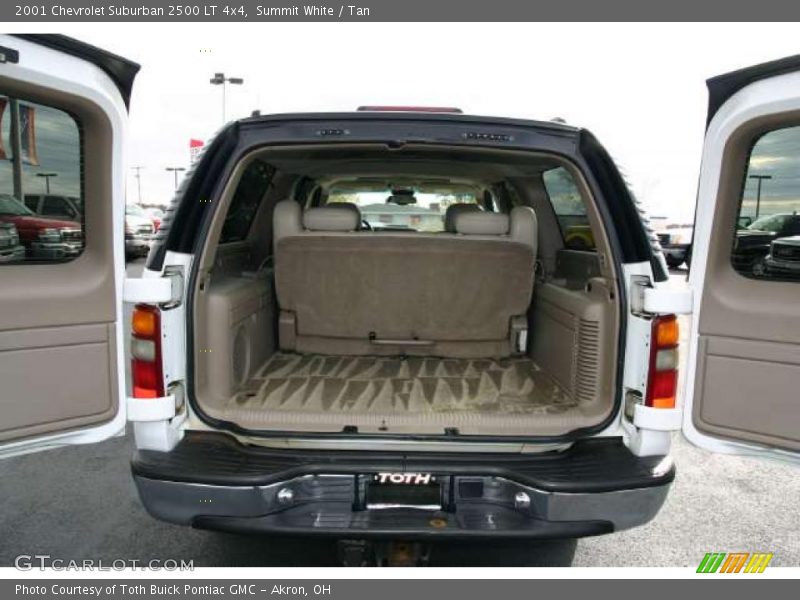 Summit White / Tan 2001 Chevrolet Suburban 2500 LT 4x4