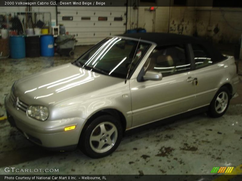 Desert Wind Beige / Beige 2000 Volkswagen Cabrio GLS