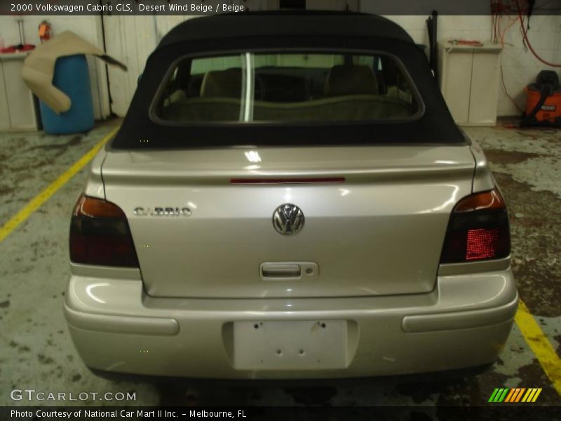 Desert Wind Beige / Beige 2000 Volkswagen Cabrio GLS