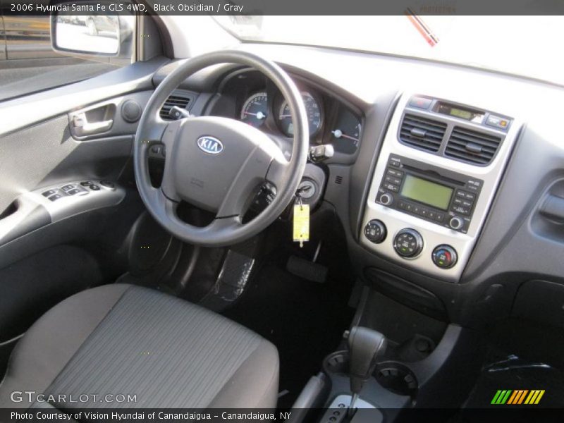 Black Obsidian / Gray 2006 Hyundai Santa Fe GLS 4WD