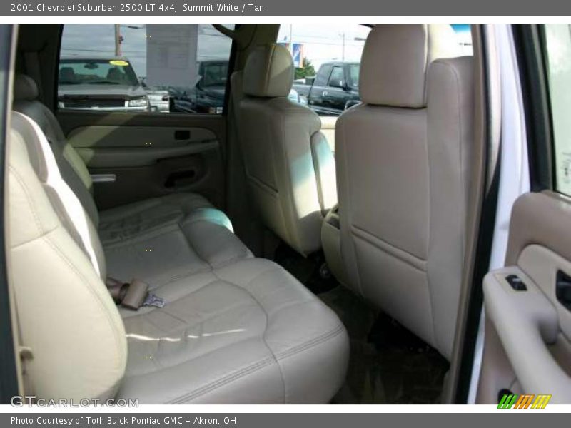 Summit White / Tan 2001 Chevrolet Suburban 2500 LT 4x4