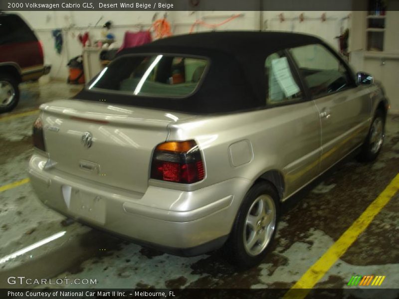 Desert Wind Beige / Beige 2000 Volkswagen Cabrio GLS
