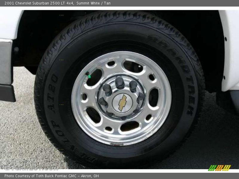 Summit White / Tan 2001 Chevrolet Suburban 2500 LT 4x4