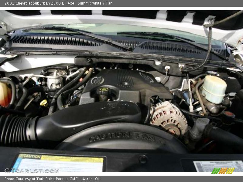Summit White / Tan 2001 Chevrolet Suburban 2500 LT 4x4