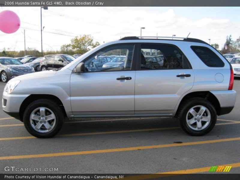 Black Obsidian / Gray 2006 Hyundai Santa Fe GLS 4WD