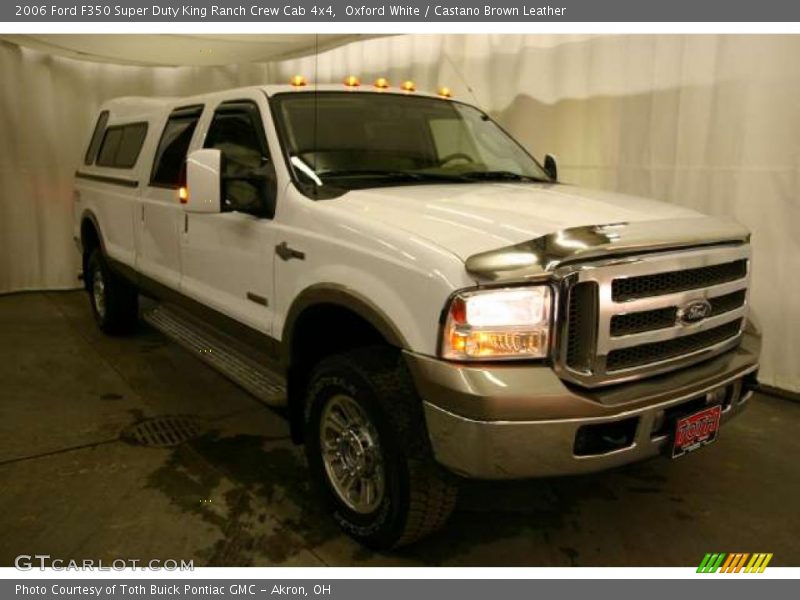 Oxford White / Castano Brown Leather 2006 Ford F350 Super Duty King Ranch Crew Cab 4x4