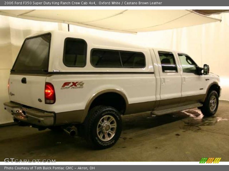 Oxford White / Castano Brown Leather 2006 Ford F350 Super Duty King Ranch Crew Cab 4x4