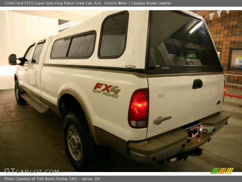 Oxford White / Castano Brown Leather 2006 Ford F350 Super Duty King Ranch Crew Cab 4x4