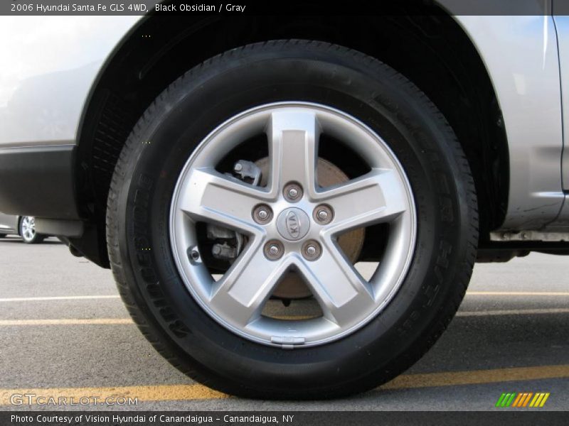 Black Obsidian / Gray 2006 Hyundai Santa Fe GLS 4WD