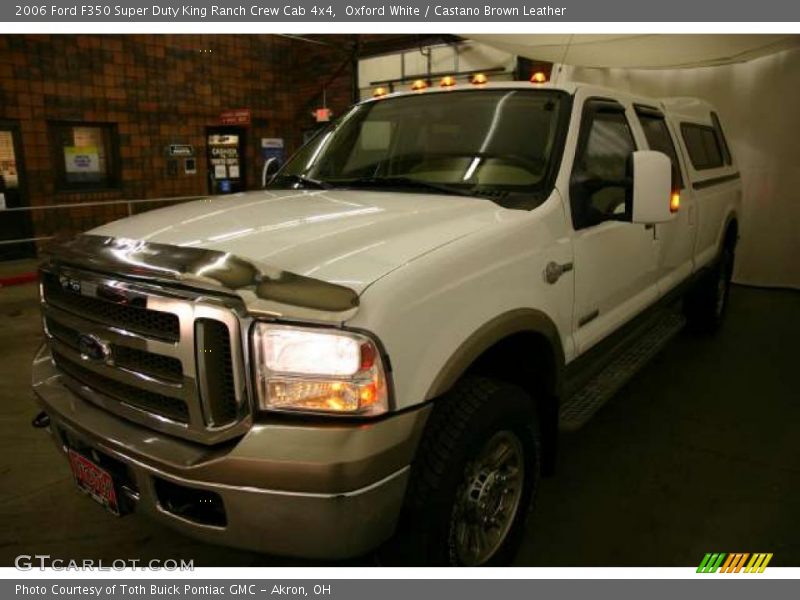 Oxford White / Castano Brown Leather 2006 Ford F350 Super Duty King Ranch Crew Cab 4x4