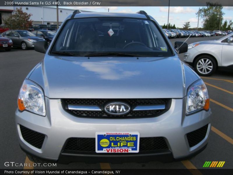 Black Obsidian / Gray 2006 Hyundai Santa Fe GLS 4WD