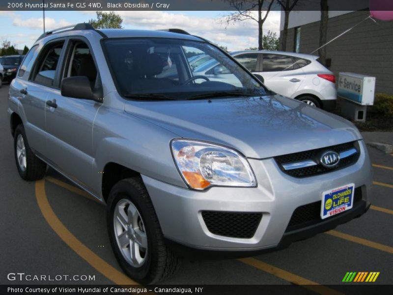 Black Obsidian / Gray 2006 Hyundai Santa Fe GLS 4WD