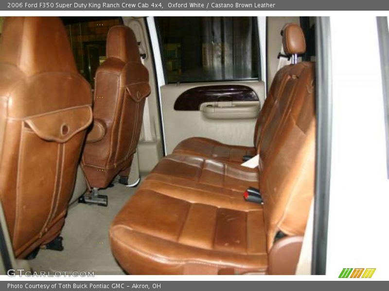Oxford White / Castano Brown Leather 2006 Ford F350 Super Duty King Ranch Crew Cab 4x4