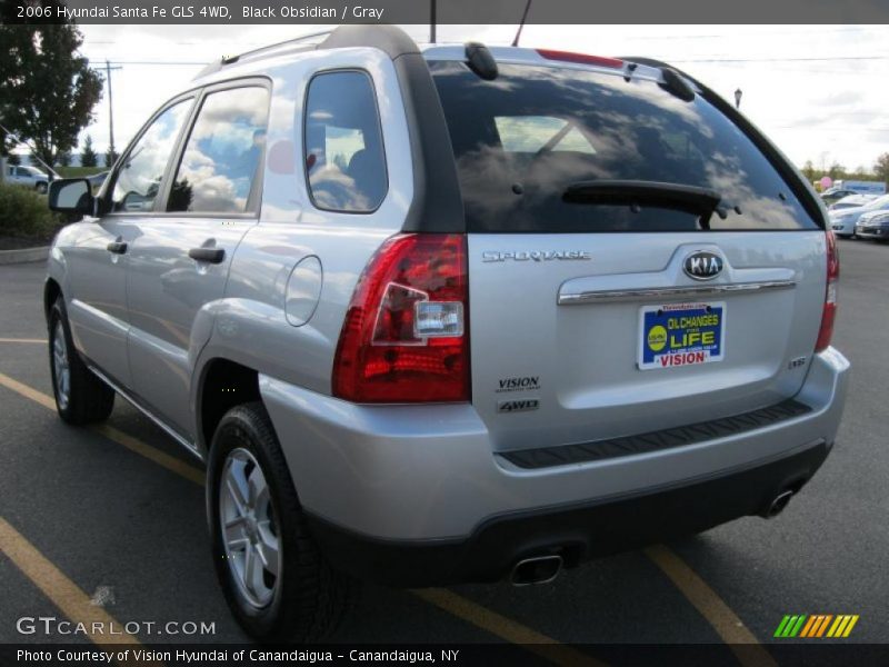 Black Obsidian / Gray 2006 Hyundai Santa Fe GLS 4WD