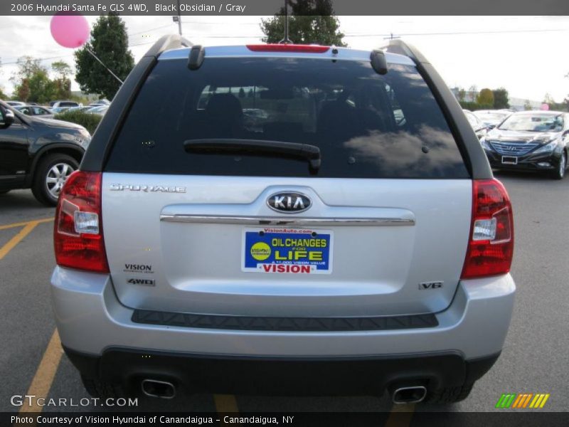 Black Obsidian / Gray 2006 Hyundai Santa Fe GLS 4WD