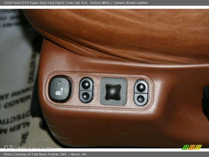 Oxford White / Castano Brown Leather 2006 Ford F350 Super Duty King Ranch Crew Cab 4x4