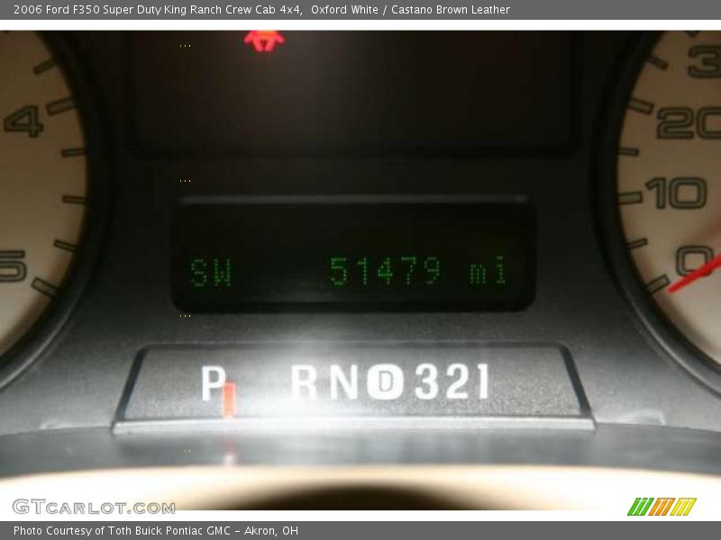 Oxford White / Castano Brown Leather 2006 Ford F350 Super Duty King Ranch Crew Cab 4x4