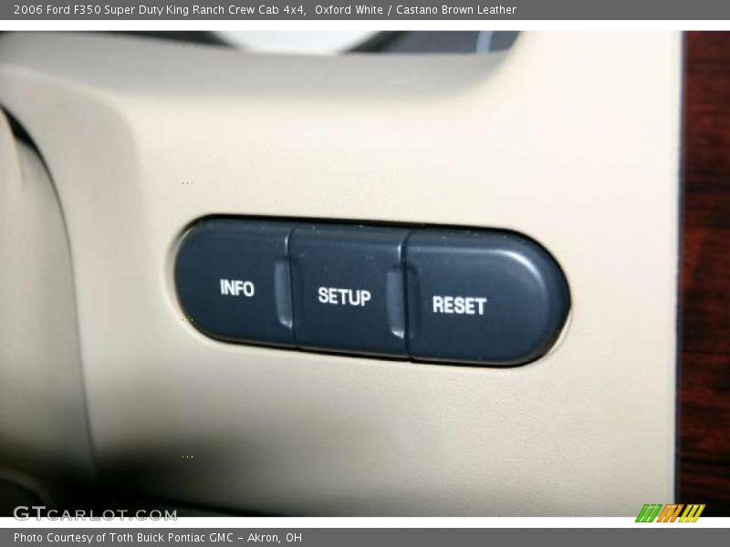 Oxford White / Castano Brown Leather 2006 Ford F350 Super Duty King Ranch Crew Cab 4x4
