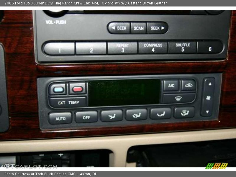 Oxford White / Castano Brown Leather 2006 Ford F350 Super Duty King Ranch Crew Cab 4x4