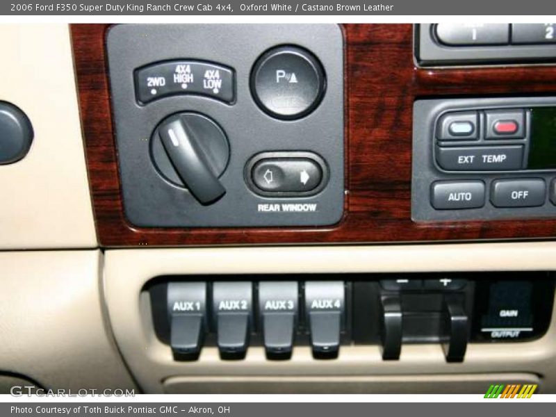 Oxford White / Castano Brown Leather 2006 Ford F350 Super Duty King Ranch Crew Cab 4x4
