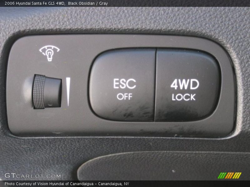 Black Obsidian / Gray 2006 Hyundai Santa Fe GLS 4WD
