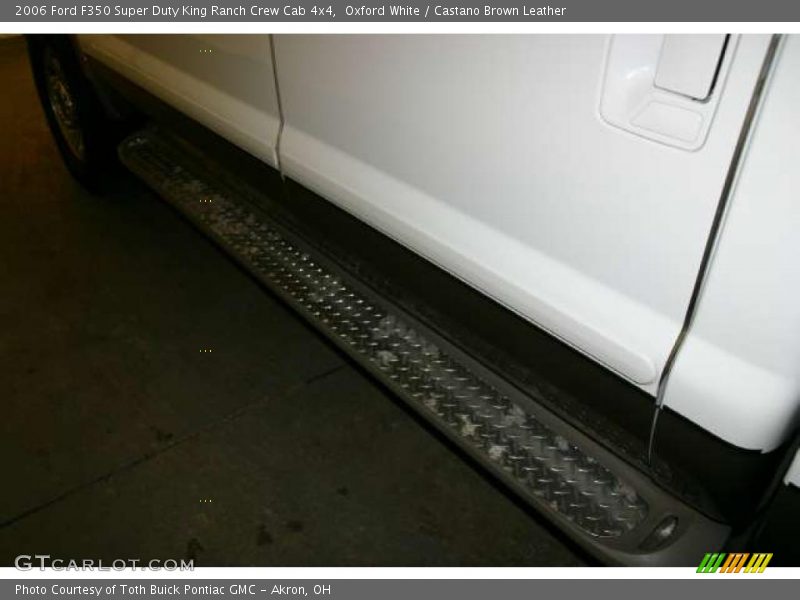 Oxford White / Castano Brown Leather 2006 Ford F350 Super Duty King Ranch Crew Cab 4x4