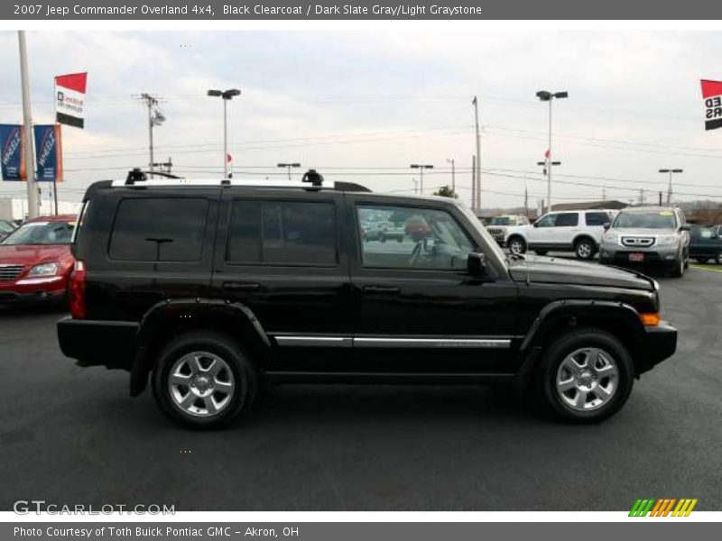 Black Clearcoat / Dark Slate Gray/Light Graystone 2007 Jeep Commander Overland 4x4