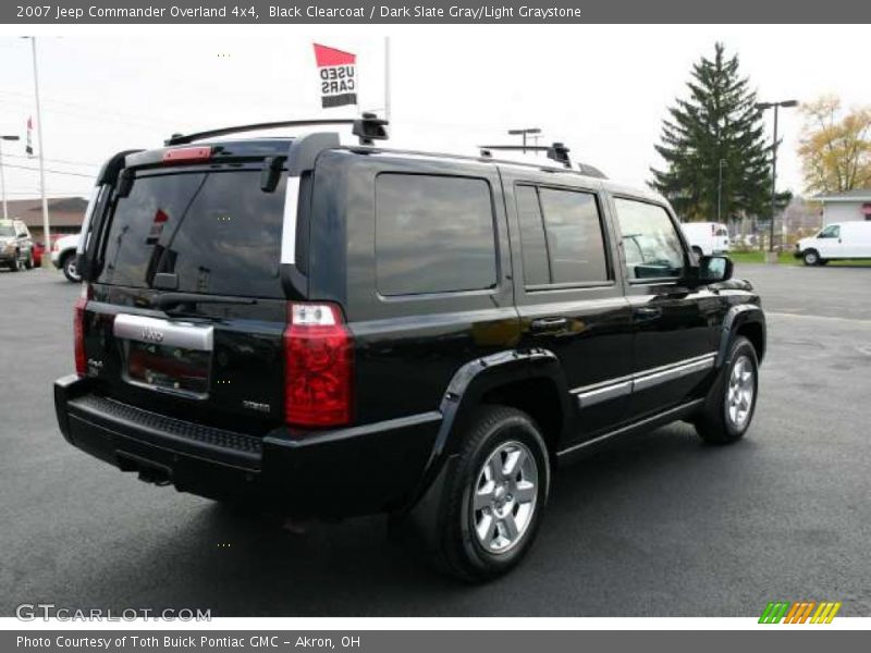 Black Clearcoat / Dark Slate Gray/Light Graystone 2007 Jeep Commander Overland 4x4