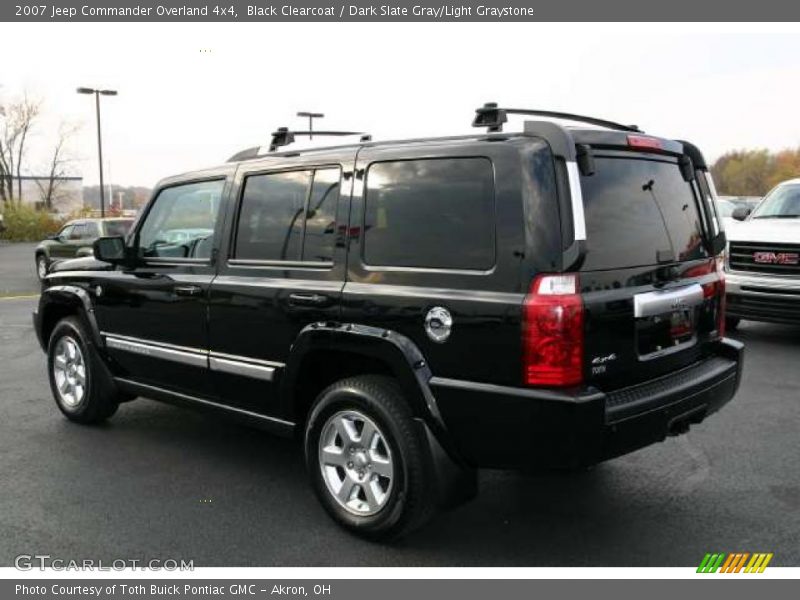Black Clearcoat / Dark Slate Gray/Light Graystone 2007 Jeep Commander Overland 4x4