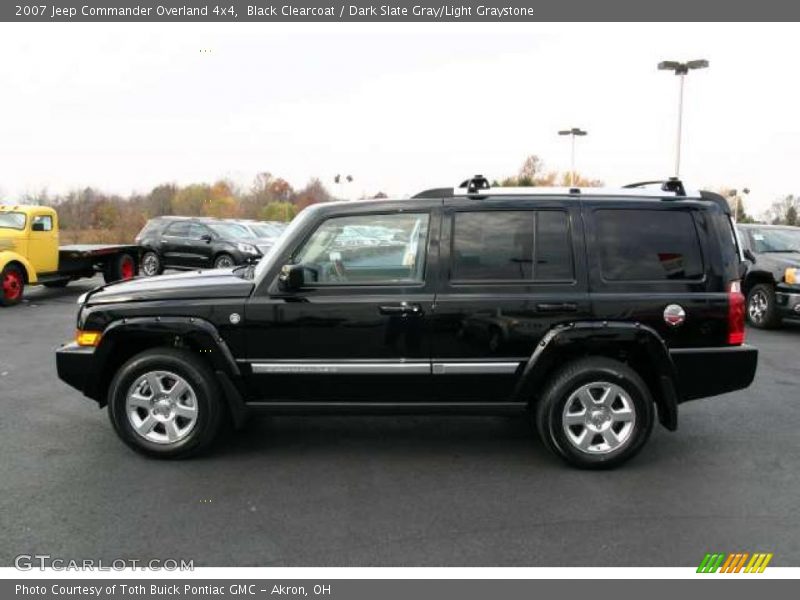 Black Clearcoat / Dark Slate Gray/Light Graystone 2007 Jeep Commander Overland 4x4