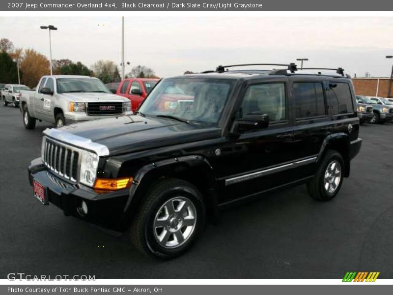 Black Clearcoat / Dark Slate Gray/Light Graystone 2007 Jeep Commander Overland 4x4