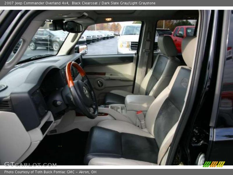  2007 Commander Overland 4x4 Dark Slate Gray/Light Graystone Interior
