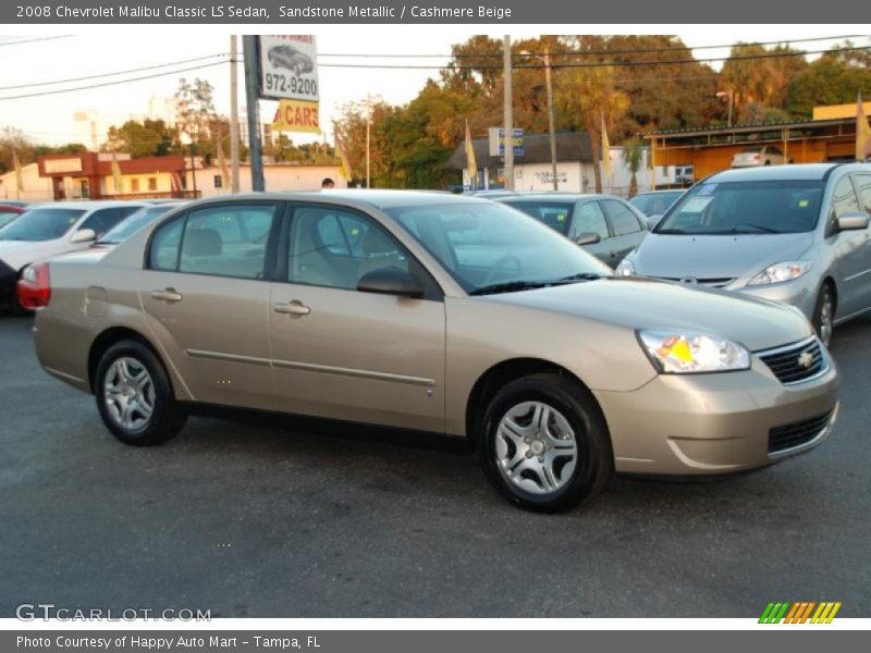 Sandstone Metallic / Cashmere Beige 2008 Chevrolet Malibu Classic LS Sedan