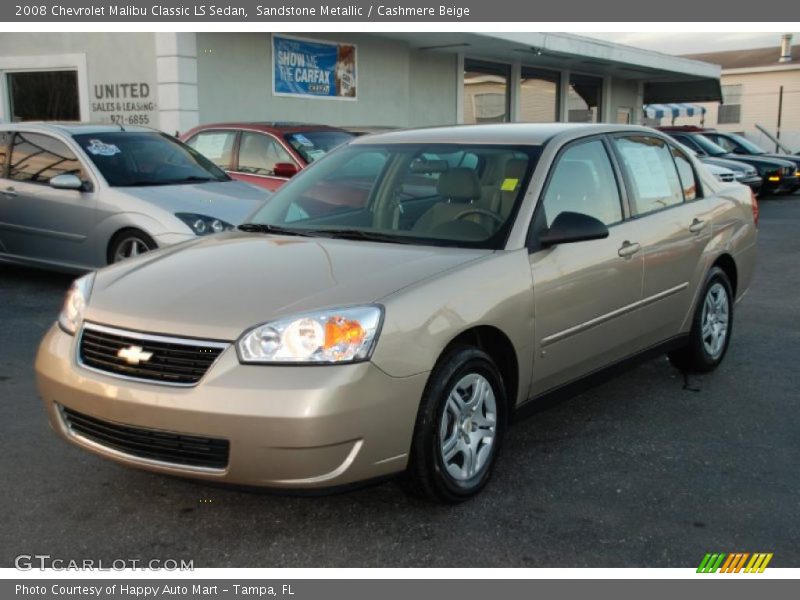 Sandstone Metallic / Cashmere Beige 2008 Chevrolet Malibu Classic LS Sedan