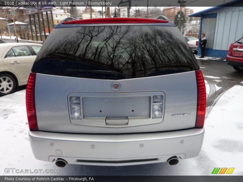 Light Platinum / Ebony/Ebony 2008 Cadillac SRX 4 V6 AWD