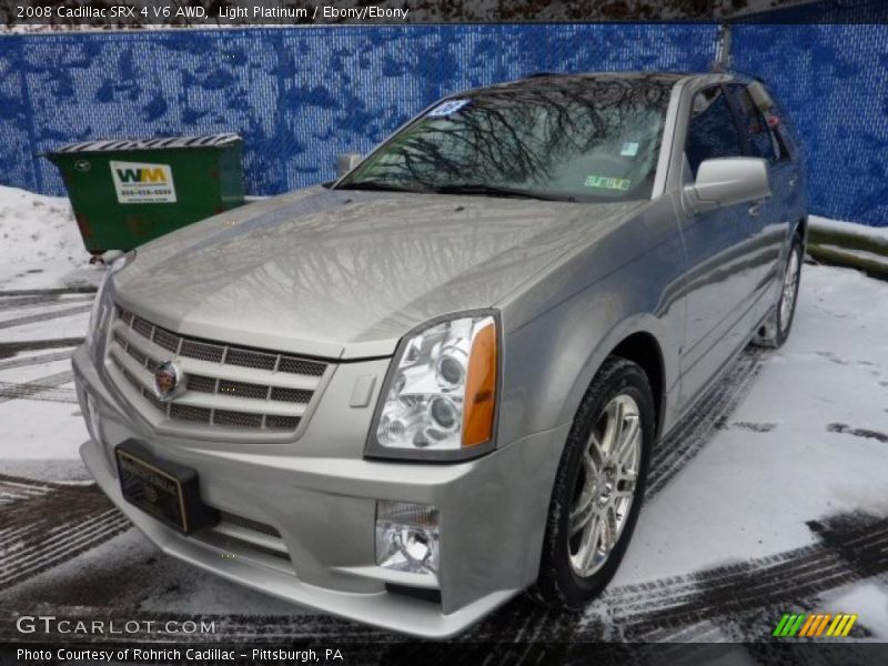 Light Platinum / Ebony/Ebony 2008 Cadillac SRX 4 V6 AWD