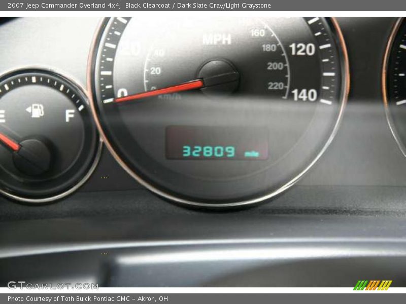 Black Clearcoat / Dark Slate Gray/Light Graystone 2007 Jeep Commander Overland 4x4
