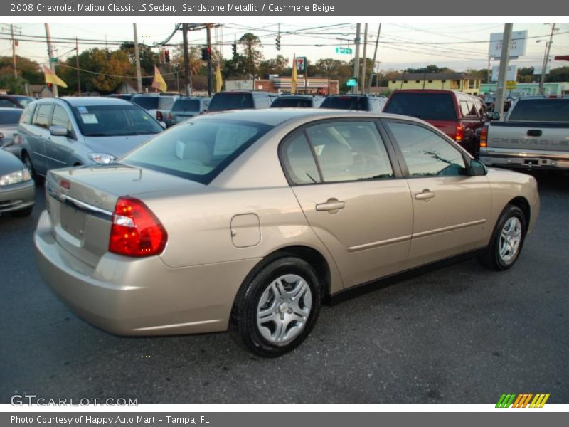 Sandstone Metallic / Cashmere Beige 2008 Chevrolet Malibu Classic LS Sedan