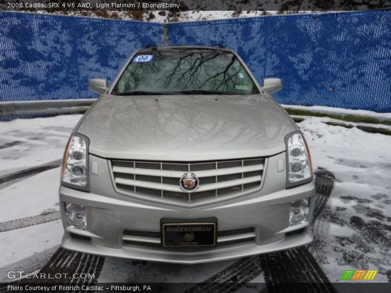 Light Platinum / Ebony/Ebony 2008 Cadillac SRX 4 V6 AWD