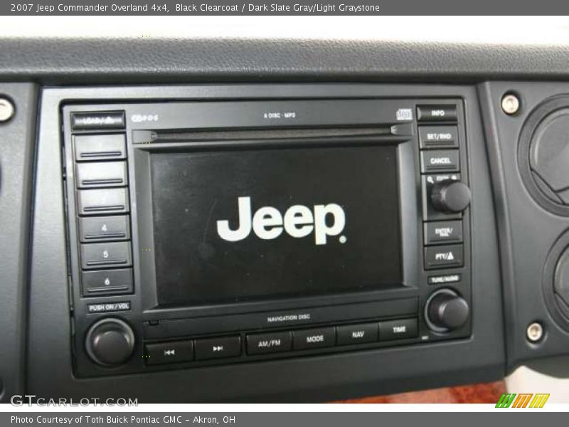 Black Clearcoat / Dark Slate Gray/Light Graystone 2007 Jeep Commander Overland 4x4