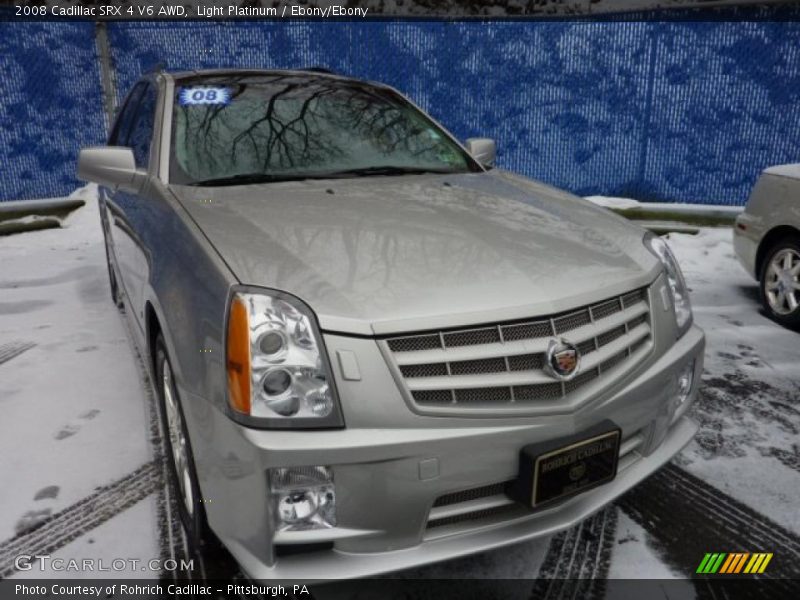 Light Platinum / Ebony/Ebony 2008 Cadillac SRX 4 V6 AWD