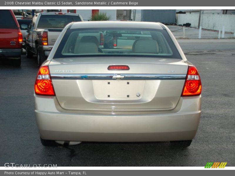 Sandstone Metallic / Cashmere Beige 2008 Chevrolet Malibu Classic LS Sedan