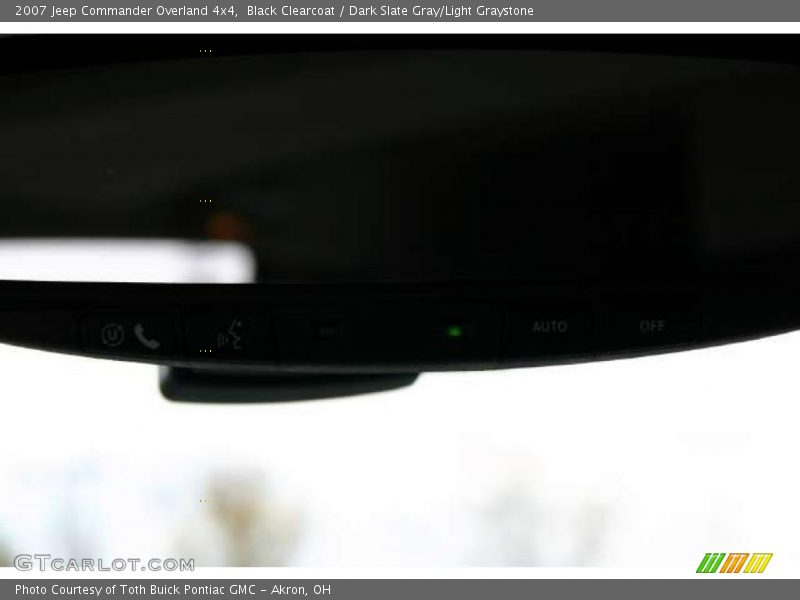 Black Clearcoat / Dark Slate Gray/Light Graystone 2007 Jeep Commander Overland 4x4