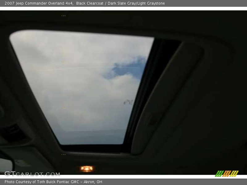 Black Clearcoat / Dark Slate Gray/Light Graystone 2007 Jeep Commander Overland 4x4