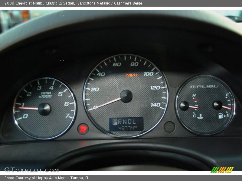 Sandstone Metallic / Cashmere Beige 2008 Chevrolet Malibu Classic LS Sedan