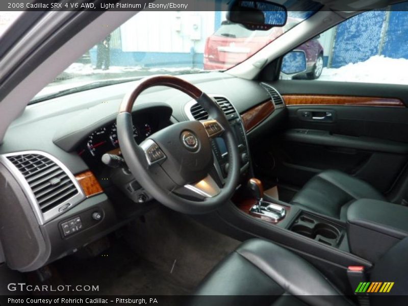 Light Platinum / Ebony/Ebony 2008 Cadillac SRX 4 V6 AWD