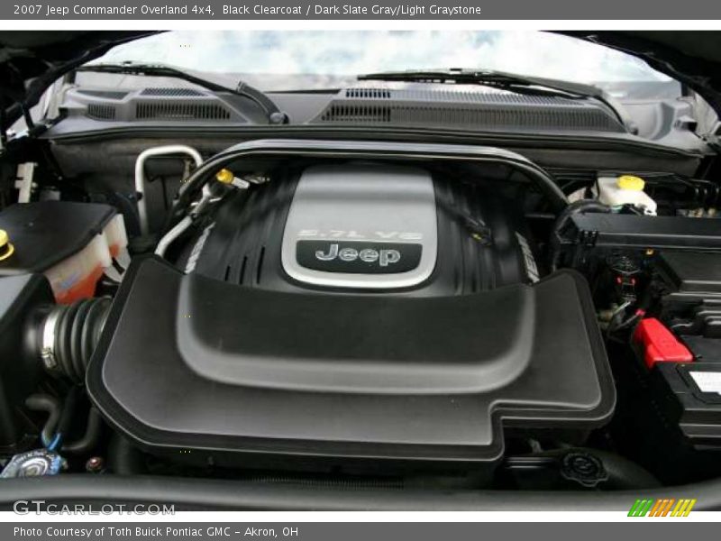  2007 Commander Overland 4x4 Engine - 5.7 Liter HEMI OHV 16-Valve V8