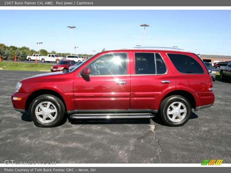 Red Jewel / Cashmere 2007 Buick Rainier CXL AWD