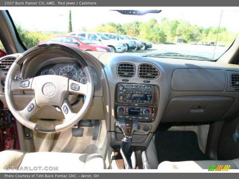 Red Jewel / Cashmere 2007 Buick Rainier CXL AWD