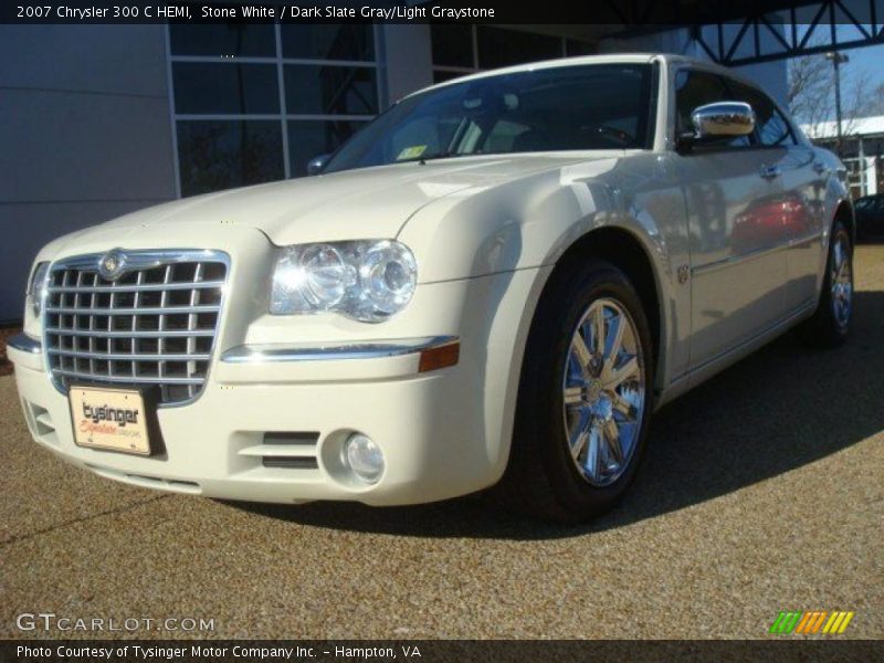 Stone White / Dark Slate Gray/Light Graystone 2007 Chrysler 300 C HEMI